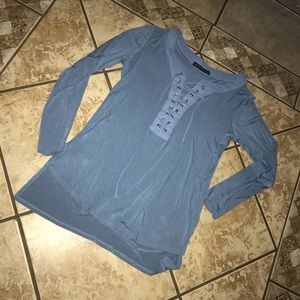 Light blue long sleeve shirt